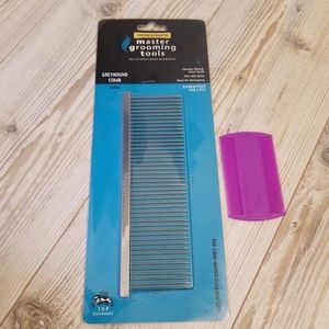 Master Grooming Tool Comb, Course. Free Flea Comb